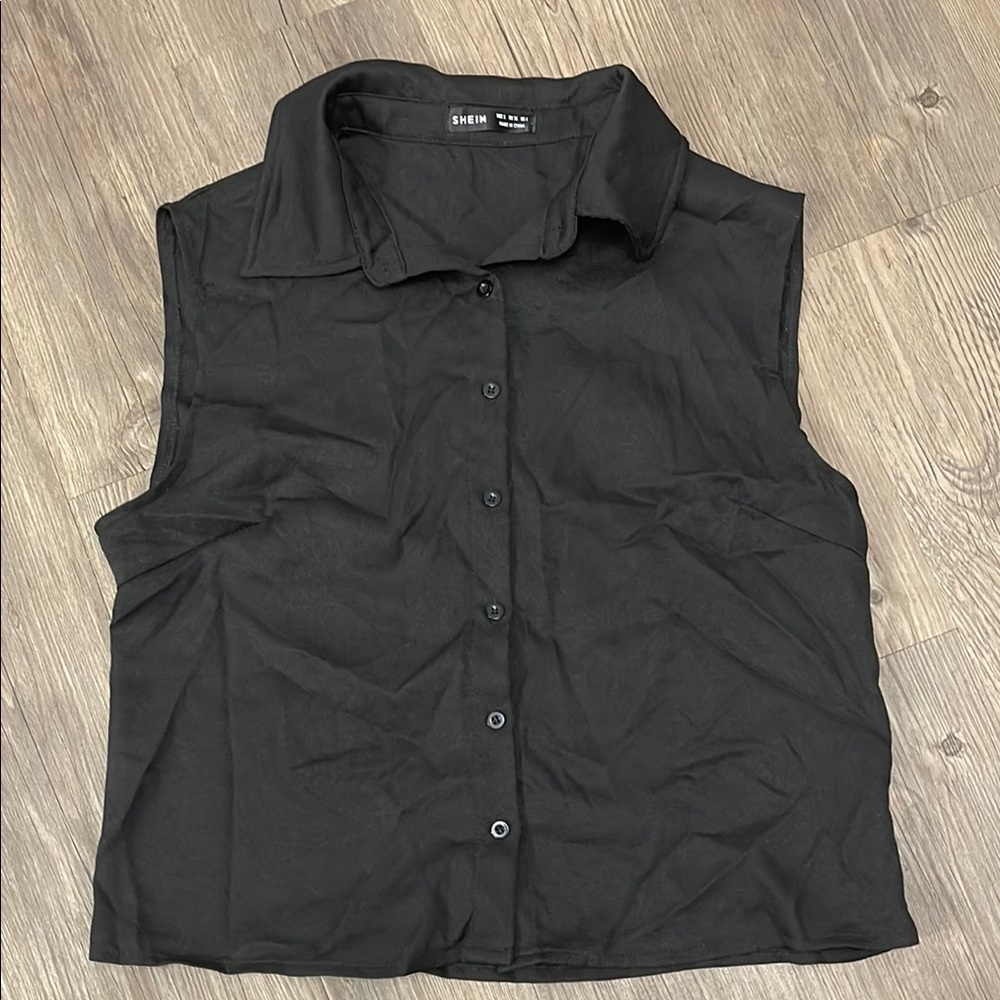 SHEIN Black Women's Top